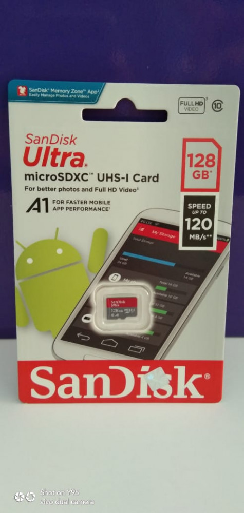 MICRO SD SANDISK ULTRA 128GB SP 120MB/s R